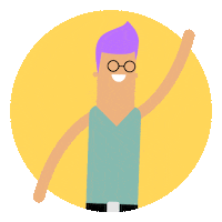 Happy Sticker by Doters