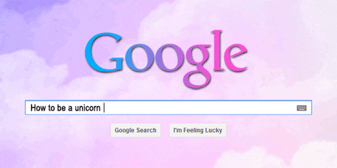 google unicorn GIF