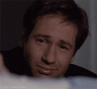 fox mulder crying GIF
