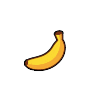 Banana Brawl Quest Sticker by ThinkBIT
