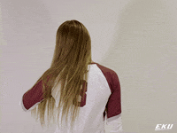 Eastern Kentucky Hair Flip GIF by EKU Sports