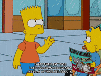 angry bart simpson GIF