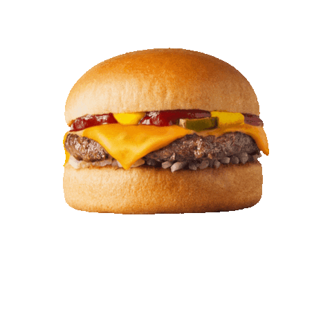 Fast Food Burger Sticker
