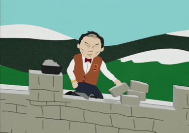 china brick GIF by South Park 