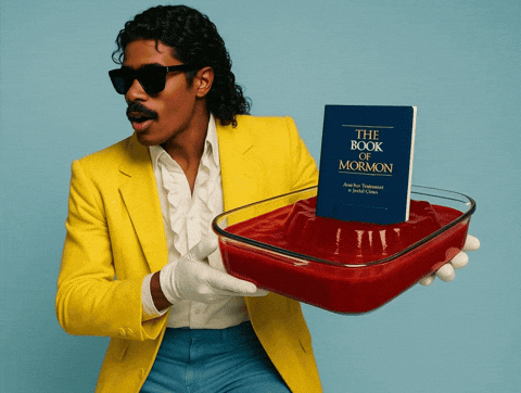 Book Of Mormon Jello GIF by Jukebox Saints