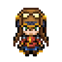 A2TwillDraw germany video game pixel art kid Sticker