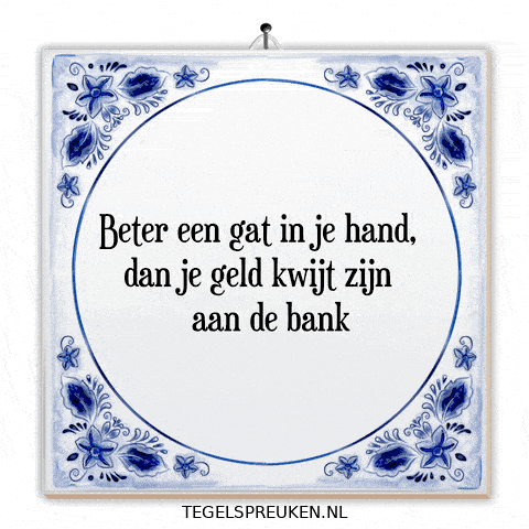 Hand Bank GIF by Tegelspreuken.nl
