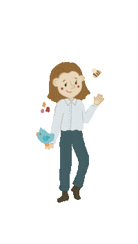 Girl Hello Sticker by dekleinevogelaar