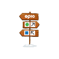 Blue Bird Ski Sticker by Epic Pass