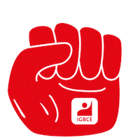 Gewerkschaft Streik Sticker by IGBCE