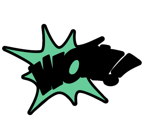 Illustration Wow Sticker by Anderson