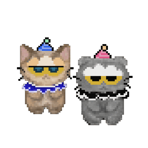 Cha Cha Cha Cat Sticker