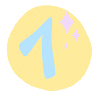 Numbers Uno Sticker
