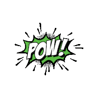 Pow Sticker by Healthy Indulgence