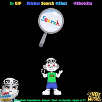 Magnifying Glass Buscar GIF by Zhot Music