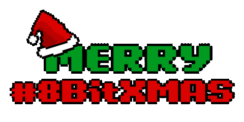 Merry Christmas Sticker by 8BitXmas