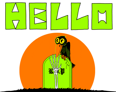 Halloween Hello Sticker by Originals