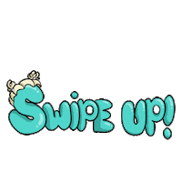 swipe up Sticker by planetmclulu