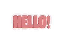 Hello Sticker