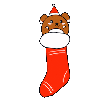 Dog Christmas Sticker