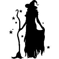 graphicavenue magic brand witch designer Sticker