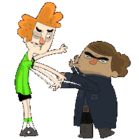 fight cn Sticker by Cartoon Network Brasil