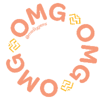 Oh My God Love Sticker by Madly Gems