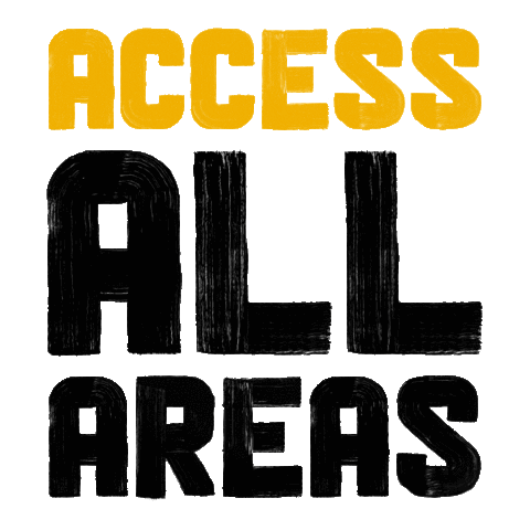 Access All Areas Festival Sticker by Nathan Reinds