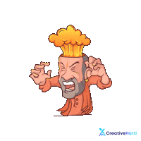 Yogi Adityanath India Sticker by Creative Hatti