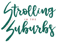 strollinginthesuburbs motherhood angieco mom lifestyle strollinginthesuburbs Sticker