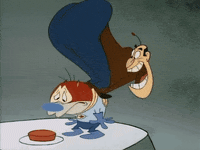 sad ren and stimpy GIF