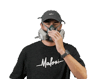 malosilures tired fishing hard work phew Sticker