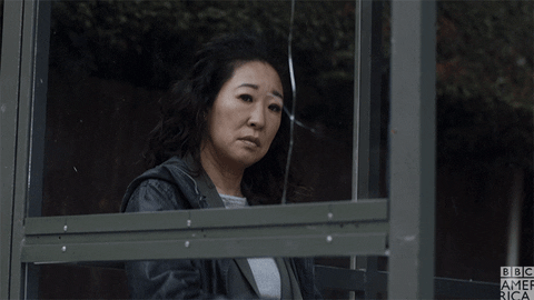 sandra oh no GIF by BBC America