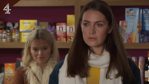 Look Sienna GIF by Hollyoaks