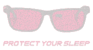 Blueblockers Sticker by Red Light Rising