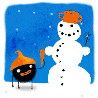 snowman GIF by Amanita Design