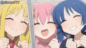 _sinonn_ anime band cheese bocchi GIF