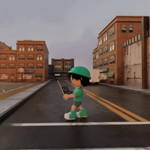 TrencherArt giphyupload travel walking giphycreatortest GIF