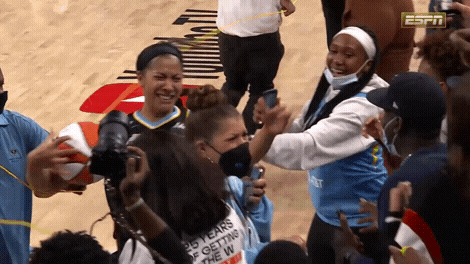 Chicago Sky Reaction GIF by WNBA