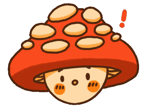 Mushydoodle giphyupload shocked mushroom remember Sticker
