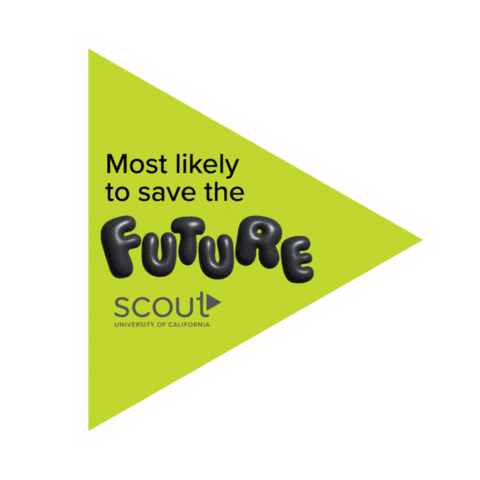 ucscout giphyupload education online future Sticker