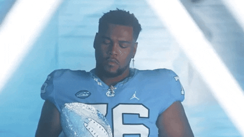 North Carolina Football GIF by UNC Tar Heels