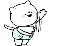 Cat Baby Sticker by すこぶる動くウサギ