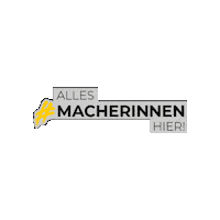 Macherinnen Sticker by meinreisebuero24