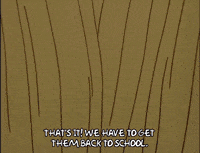 Season 6 School GIF by The Simpsons