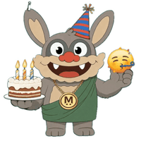 Happy Birthday Smile Sticker
