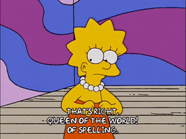 happy lisa simpson GIF