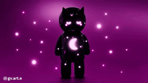 gvart giphygifmaker pink 3d stars GIF