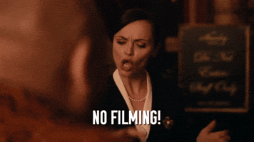 No Filming!