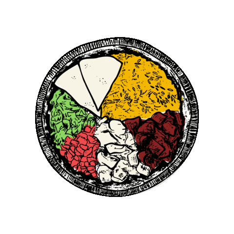 Gyro Platter Sticker by TheHalalGuys